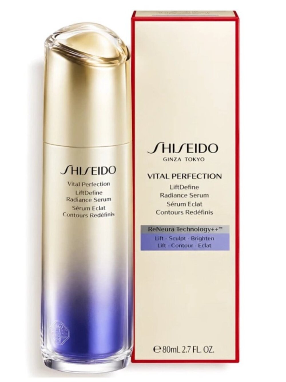 New ListingNew Shiseido Vital Perfection LiftDefine Radiance Serum 80ml Factory